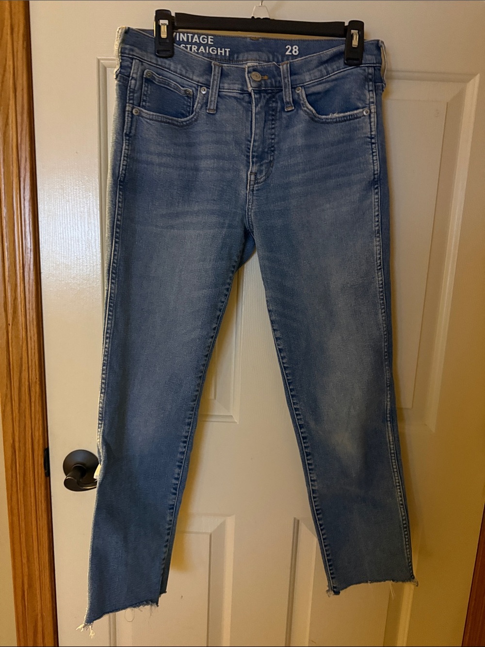 J. Crew Light Blue Straight Leg Jeans Vintage Slim Straight